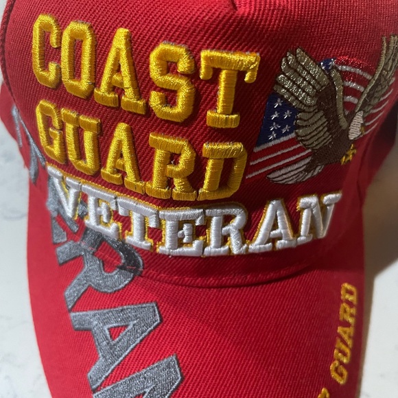 US Coast Guard Retired Cap Red never worn brand new - Picture 3 of 7